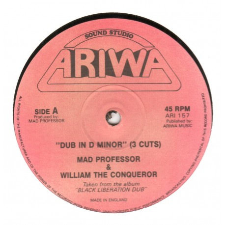 Mad Professor & William The Conqueror - Dub In D Minor