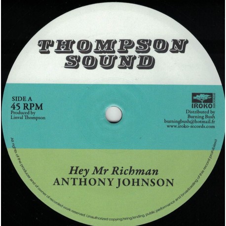 Anthony Johnson - Hey Mr Richman