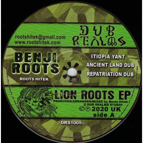 Benji Roots & Roots Hi-Tek - Lion Roots EP